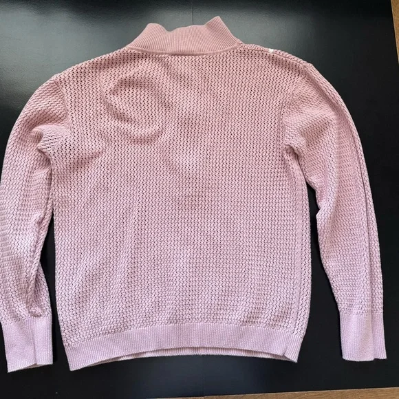 Varley Half-Zip knit Sweater pale mauve - Picture 3 of 3